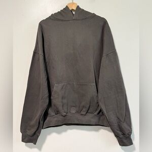 mnml Men’s Charcoal Gray Brown Oversized Hoodie - Size M